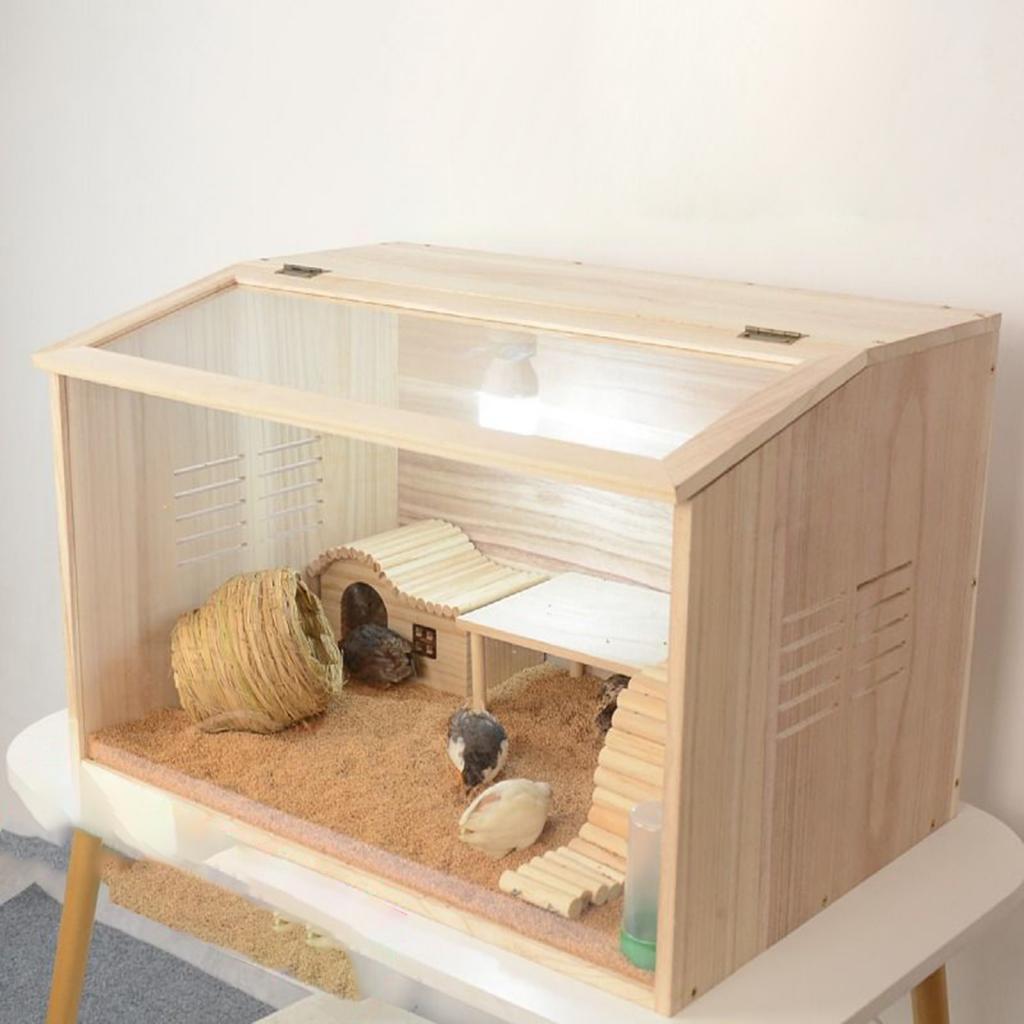 Insect Hotel Wood - Huhn Brüter Box Hamster Haus Holz
