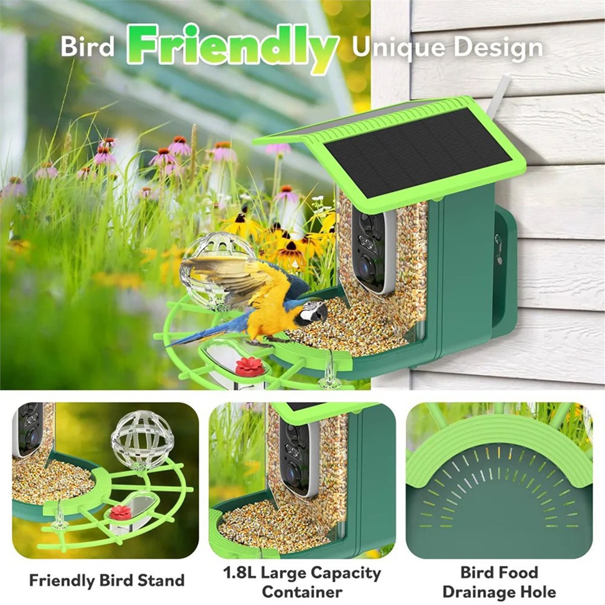 ABPP Intelligente Vogelfutterk – Smart Garden Video Bewertung und Preis