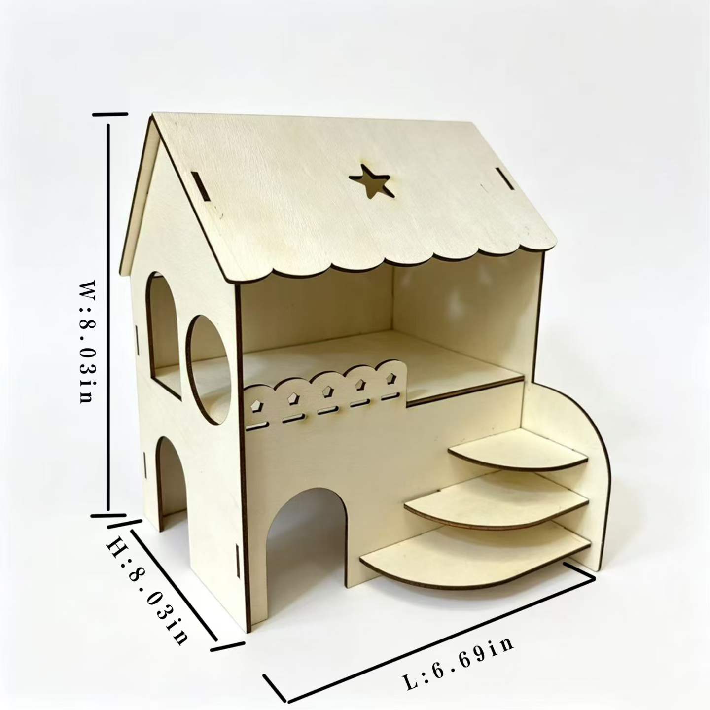 Zweistöckiges Holzhaus für Ham – Insect Hotel Wood Bewertung und Preis