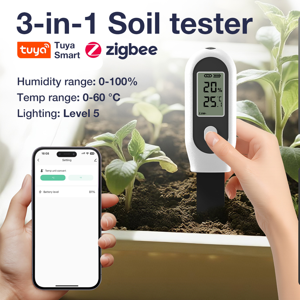 Tuya Zigbee 3-in-1-Bodentemper – Smart Garden Home Assistant Bewertung und Preis